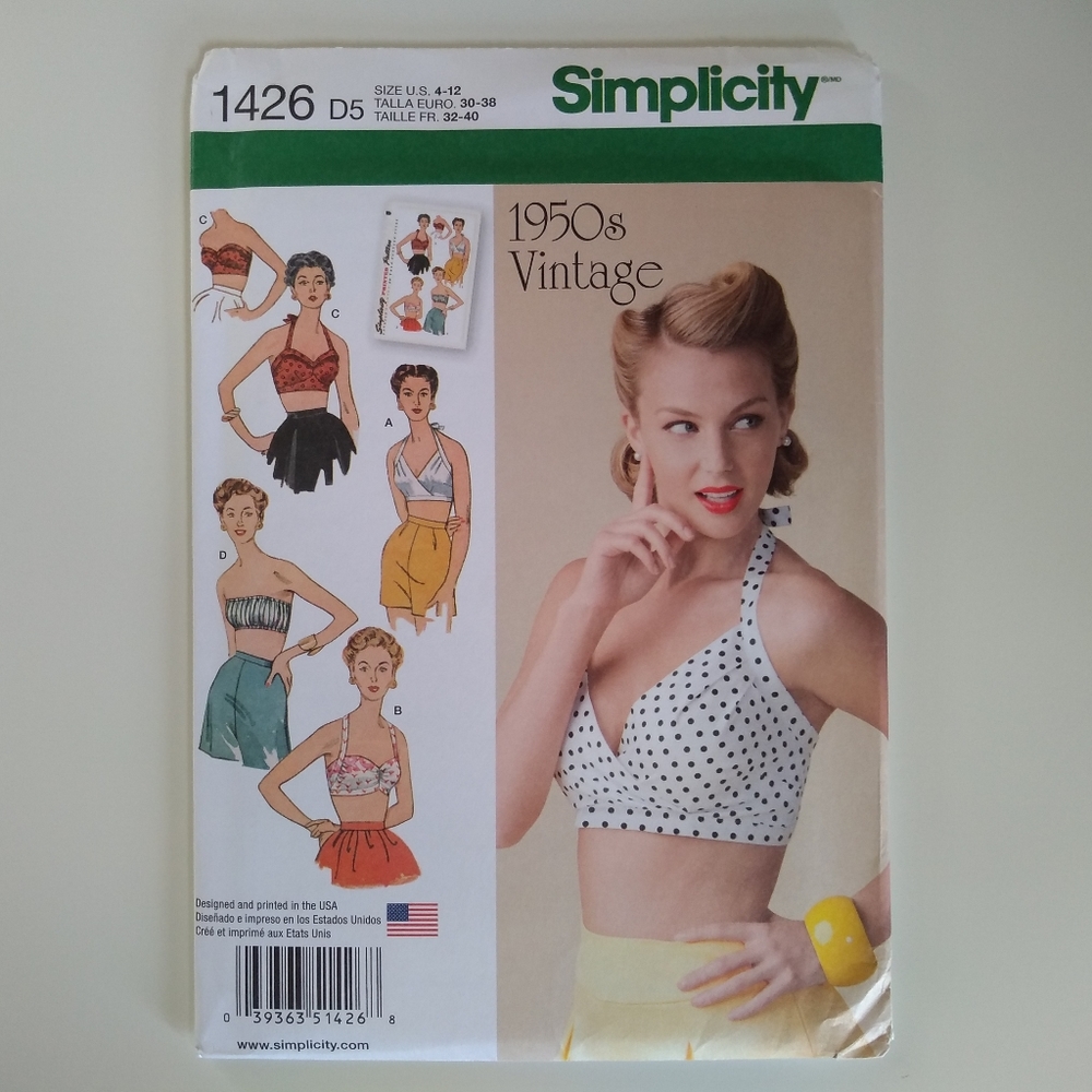 Simplicity 1426 Sewing Pattern